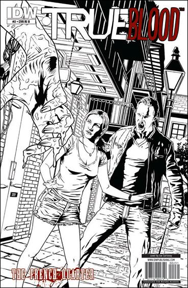 True Blood: French Quarter issue 2-D Joe Corroney 1:25 Sketch Cover