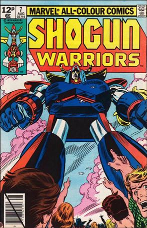 Shogun Warriors issue 7-B UK Price Cover