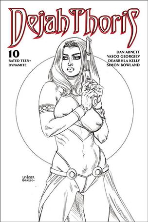 Dejah Thoris (2019) issue 10-J Joseph Michael Linsner 1:20 Black & White Cover