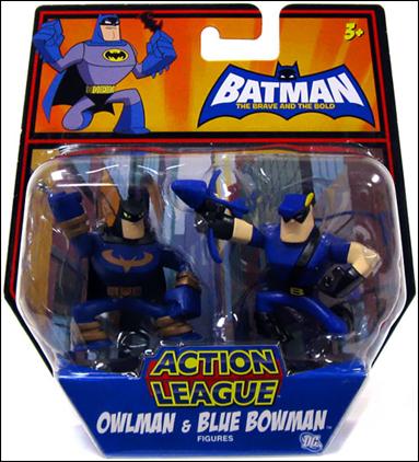 Batman: The Brave and the Bold - Action League figure 13 Owlman and Blue Bowman