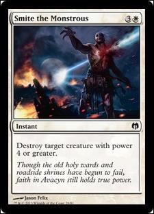 Magic the Gathering: Duel Decks: Heroes vs. Monsters (Base Set) card 29 Smite the Monstrous