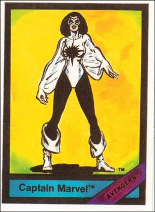 Marvel Universe (Base Set) card 36 Captain Marvel