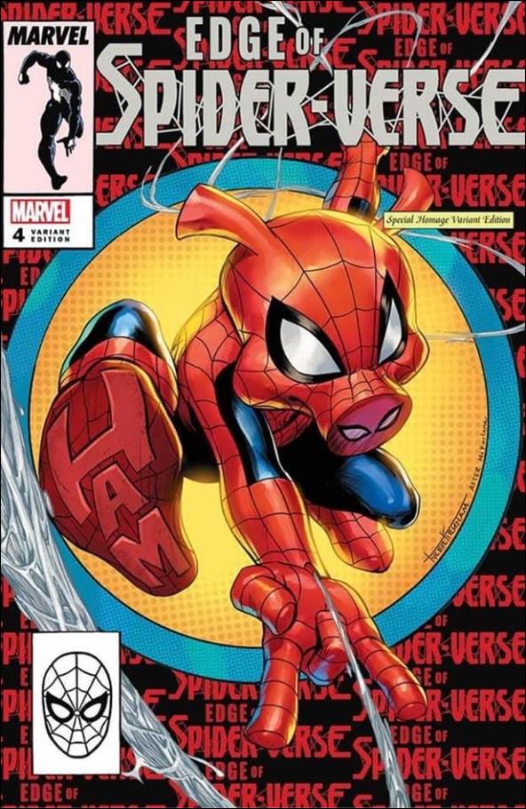 Edge of Spider-Verse (2022) issue 4-H Tyler Kirkham Exclusive Trade Dress Homage Cover