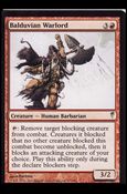 Magic the Gathering: Coldsnap (Base Set) card 77 Balduvian Warlord