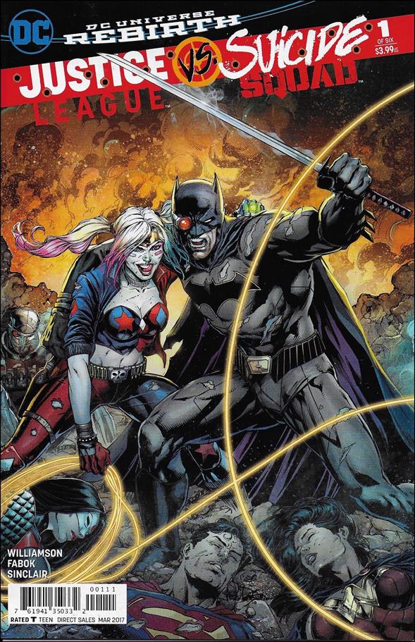 Justice League Vs Suicide Squad issue 1-W Jason Fabok Second Printing Cover