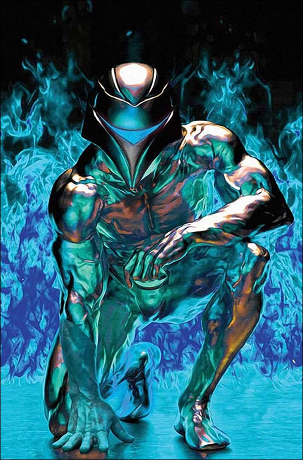 Silverhawks (2025) issue 1-ZX Mark Spears Blue Foil Virgin 1:15 Cover