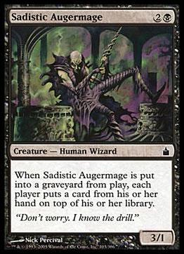 Magic the Gathering: Ravnica (Base Set)  card 103 Sadistic Augermage