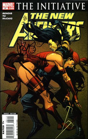 New Avengers (2005) issue 31-C DF (Signed by Brian Michael Bendis) 1/350