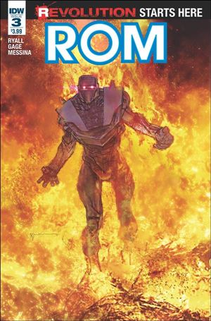 ROM (2016) issue 3 Bill Sienkiewicz Cover