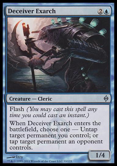 Magic the Gathering: New Phyrexia card 33 Deceiver Exarch