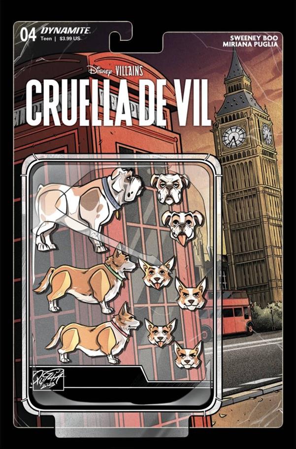 Disney Villains: Cruella De Vil issue 4-D Miriana Puglia Action Figure Cover