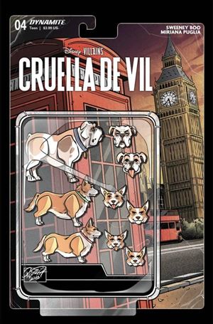 Disney Villains: Cruella De Vil issue 4-D Miriana Puglia Action Figure Cover