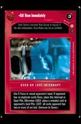Star Wars: Coruscant Limited (Base Set) card 64 Kill Them Immediately