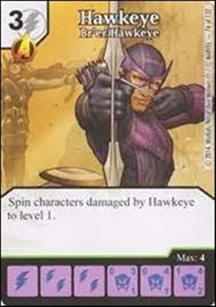 Marvel Dice Masters Avengers vs. X-Men  card 76 Hawkeye: Br'er Hawkeye