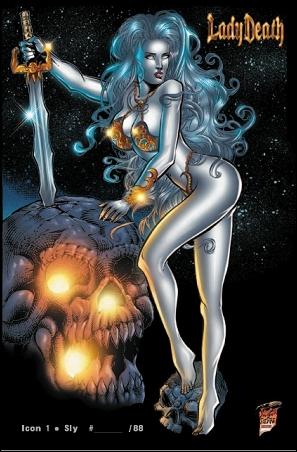 Lady Death: Icon issue 1-M Sly Edition 1/88