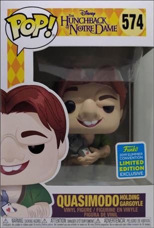POP! Disney figure 574-B Quasimodo Holding Gargoyle Summer Exclusive