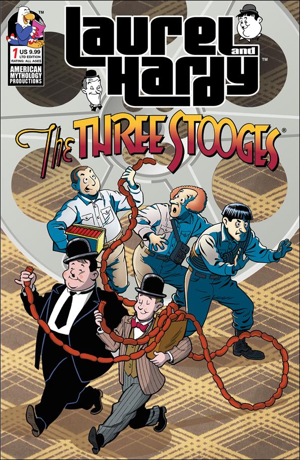 Laurel and Hardy / The Three Stooges issue 1-C Eric Shanower & Mike Wolfer Cover