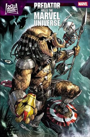 Predator Kills the Marvel Universe issue 1-E Michele Bandini Foil Cardstock Cover