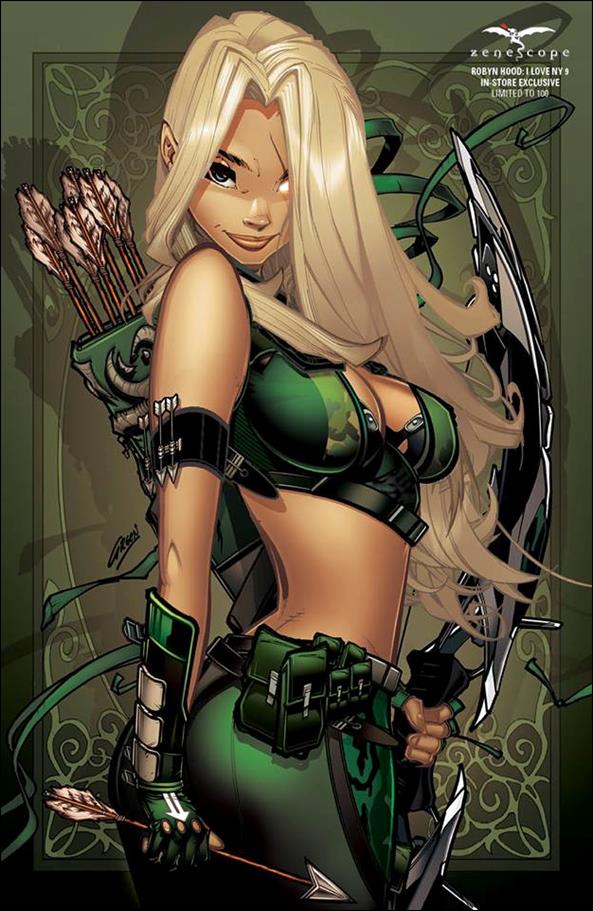 Robyn Hood: I Love NY issue 9-E Paul Green In-Store Exclusive Cover 1/100