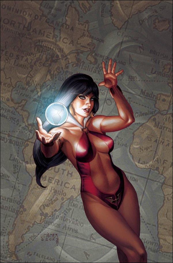 Vampirella vs. the Superpowers issue 2-L Joseph Michael Linsner 1:20 Virgin Cover