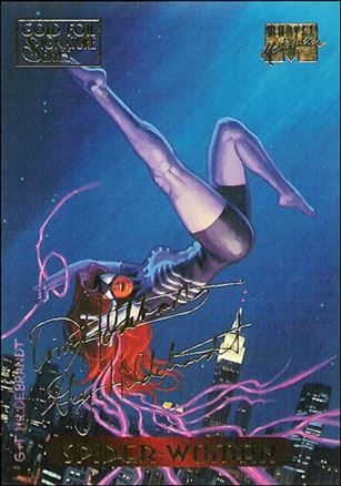 1994 Marvel Masterpieces (Gold-Foil Signature Parallel Base Set) card 117 Spider-Woman