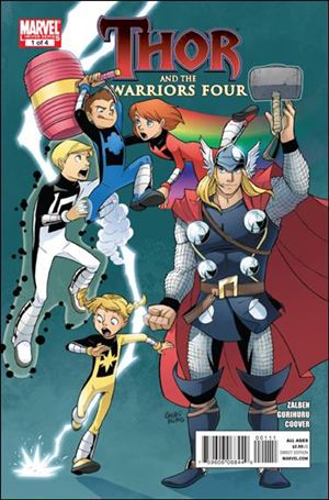 Thor and the Warriors Four Cover Image 1