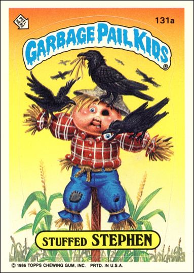 Garbage Pail Kids: Series 04 (Base Set) card 131a Stuffed Stephen