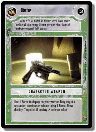 Star Wars: Premiere Limited (Base Set) card 317 Blaster