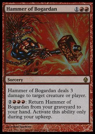Magic the Gathering: Premium Deck Series: Fire & Lightning (Base Set) card 23 Hammer of Bogardan