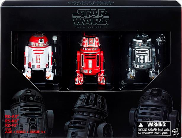 Star Wars: The Black Series (Box Sets)  figure 4 Astromech Set