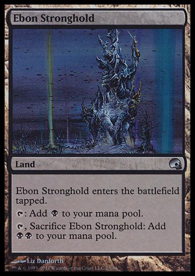 Magic the Gathering: Premium Deck Series: Graveborn (Base Set) card 25 Ebon Stronghold