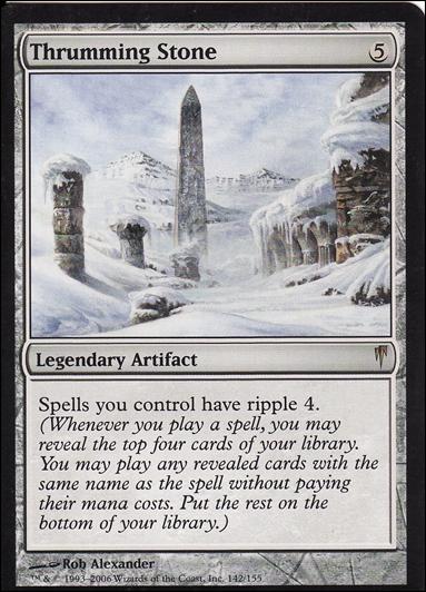 Magic the Gathering: Coldsnap (Base Set) card 142 Thrumming Stone
