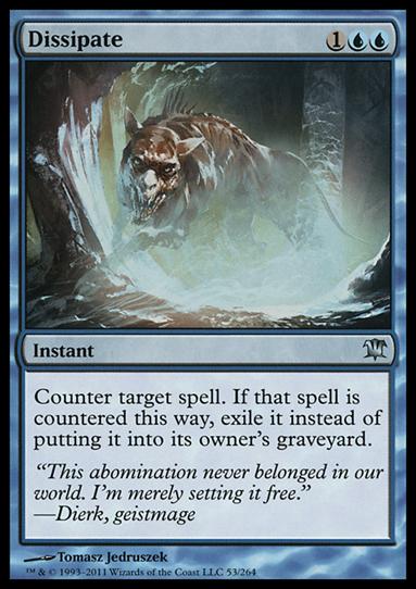 Magic the Gathering: Innistrad (Base Set) card 53 Dissipate