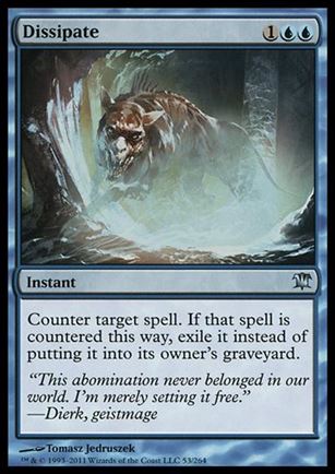 Magic the Gathering: Innistrad (Base Set) card 53 Dissipate