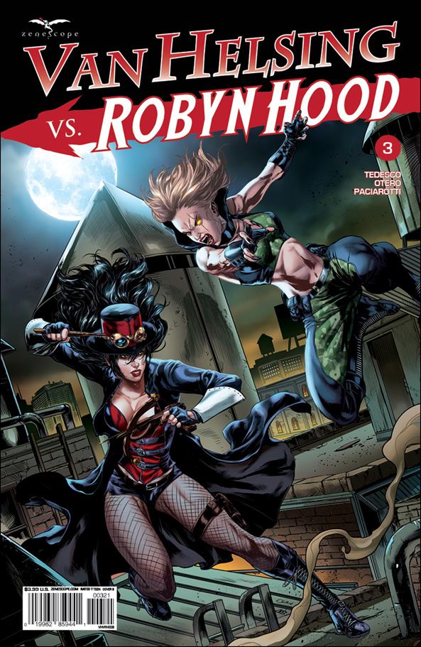 Van Helsing vs Robyn Hood issue 3-B Caanan White Cover 