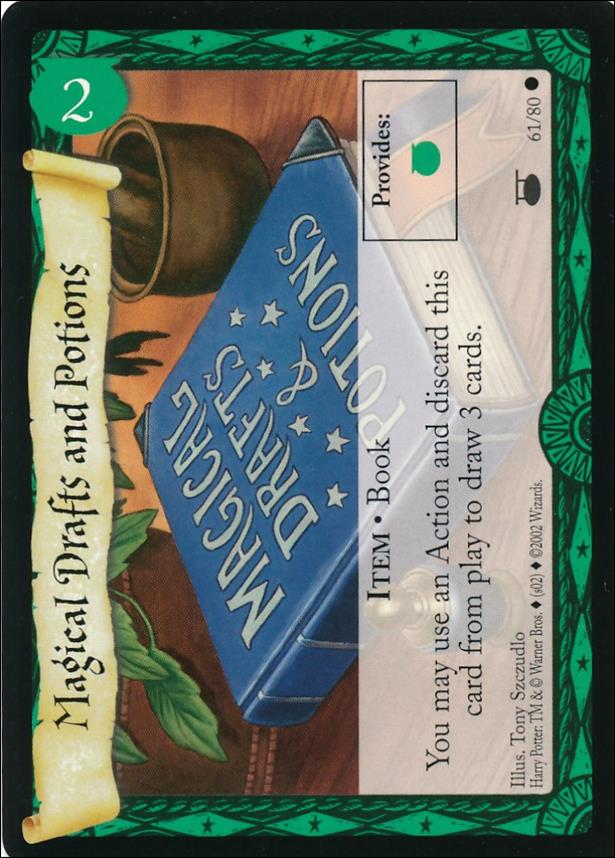 Harry Potter: Diagon Alley (Base Set) card 61 Magical Drafts and Potions
