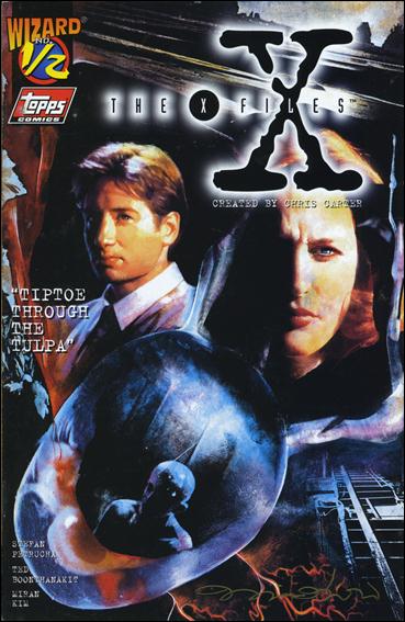 X-Files (1995) issue 1/2-B Wizard Cover (Signed by Miran Kim) Amer. Ent. COA