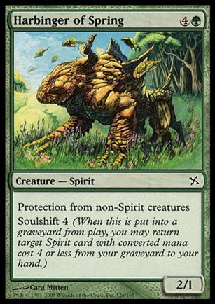 Magic the Gathering: Betrayers of Kamigawa (Base Set) card 128 Harbinger of Spring
