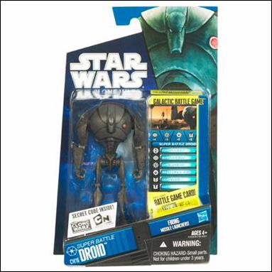 Star Wars: The Clone Wars Collection 3 3/4" Figures (2010) figure CW16 Super Battle Droid