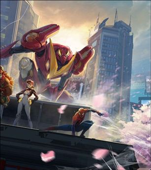 Amazing Spider-Man (2022) issue 70-E NetEase Games Marvel Rivals Wraparound Cover