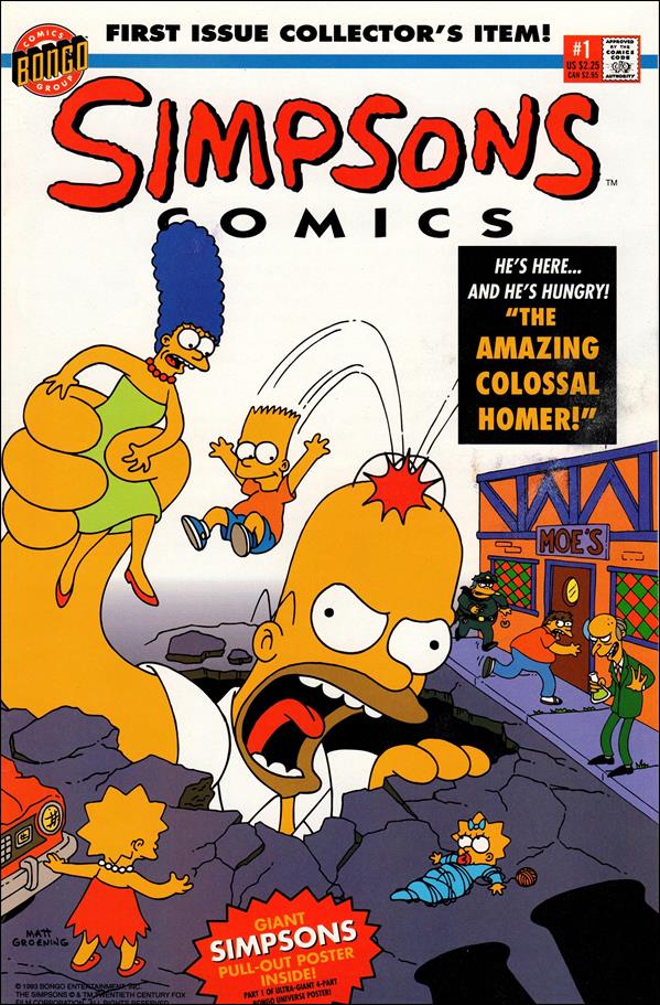 Simpsons Comics issue 1
