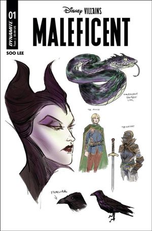 Disney Villains: Maleficent issue 1-J Soo Lee 1:20 Character Design Cover