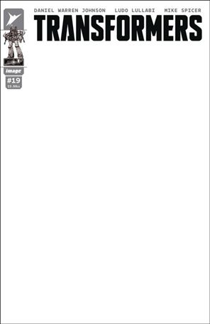 Transformers (2023) issue 19-G Blank/Sketch Cover