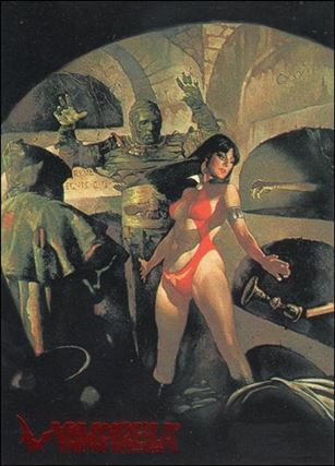 Visions of Vampirella card 16 Trapped by a Murderous Mummy