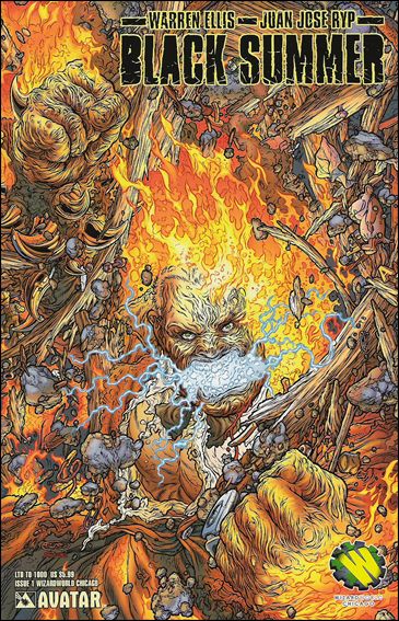 Black Summer issue 1-F Wizard World Chicago Cover