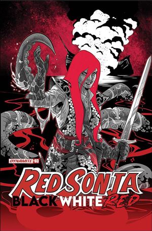 Red Sonja: Black White Red issue 3-B Sean Izaakse Cover