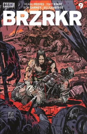 BRZRKR issue 9 Ron Garney Cover