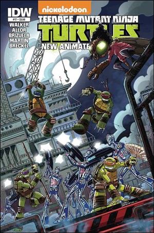 Teenage Mutant Ninja Turtles New Animated Adventures issue 17 Dario Brizuela Cover