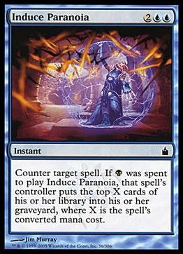 Magic the Gathering: Ravnica (Base Set)  card 56 Induce Paranoia