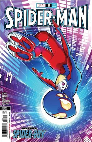 Spider-Man (2022) issue 8-D Luciano Vecchio Cover (2nd Printing)